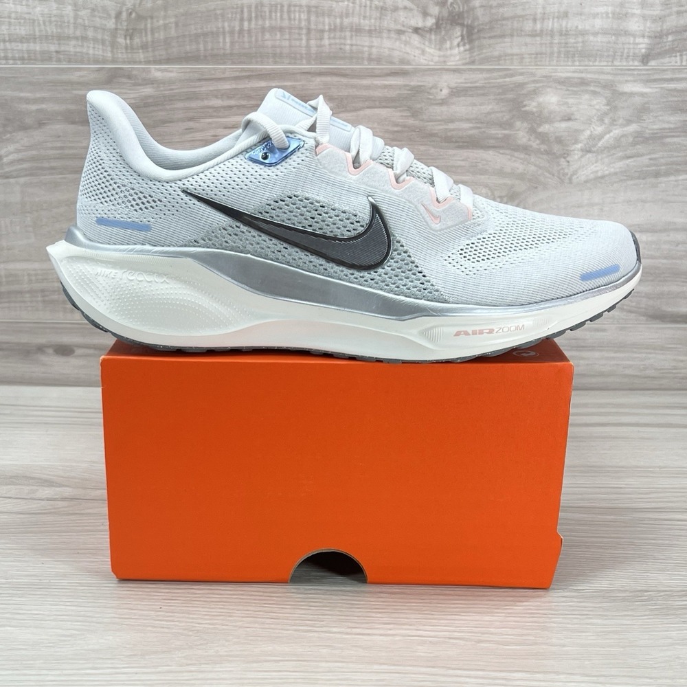 Nike Air Zoom Pegasus 41 Women's Size 10 Photon Dust Gray White Shoes FD2723 007